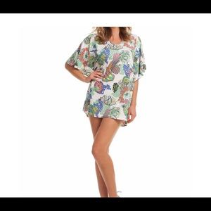 Trina Turk x Finding Nemo Disney print coverup